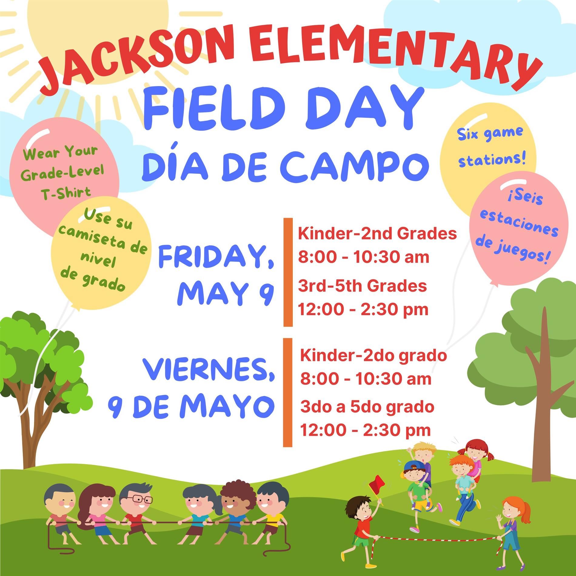  Information about Jackson Field Day